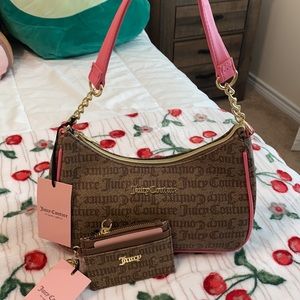 Juicy Couture Shoulder Bag & Card Holder Bundle